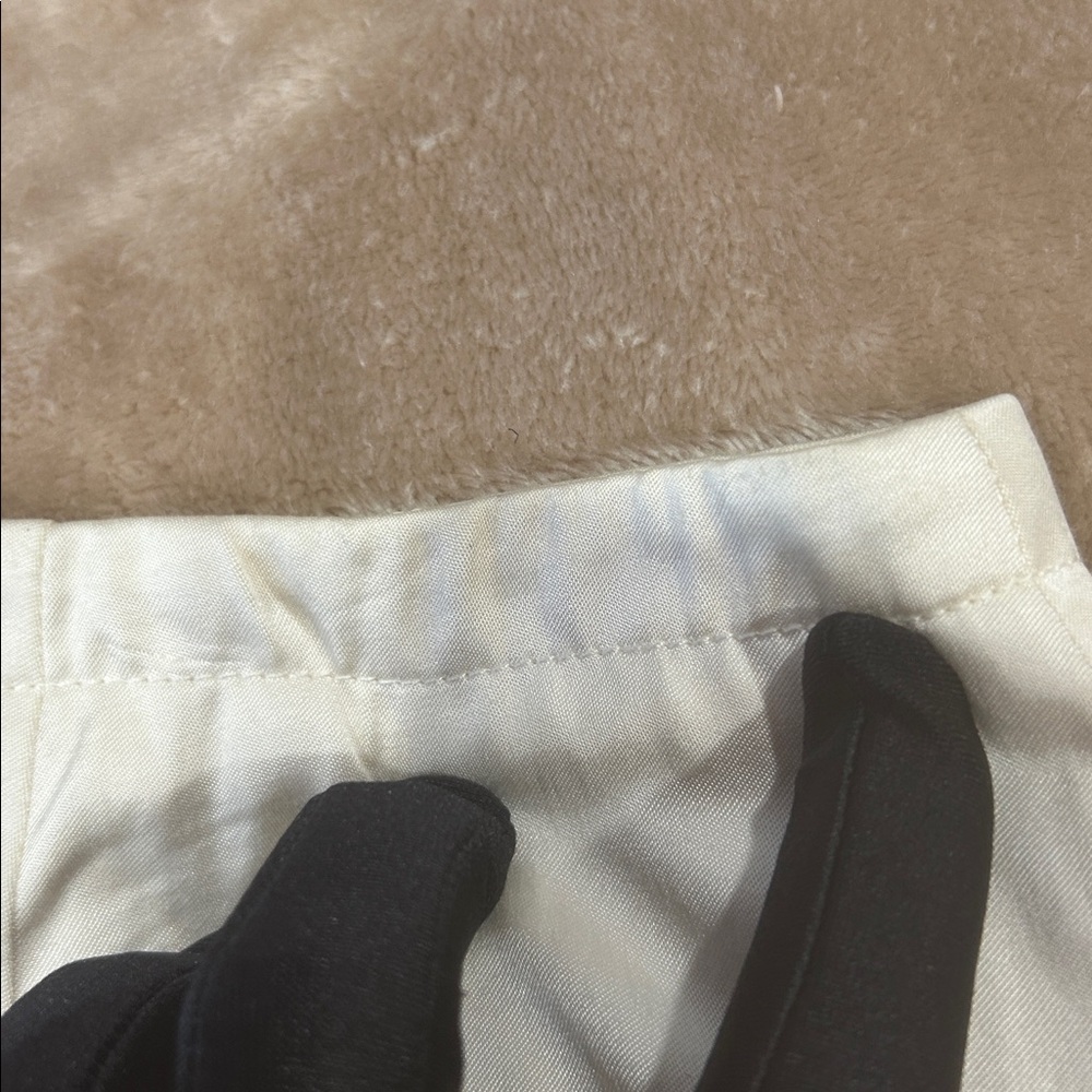 St.John Collection Ivory Pants Women’s 12 NEW Retro Silk Lined High Rise office - Picture 14 of 14